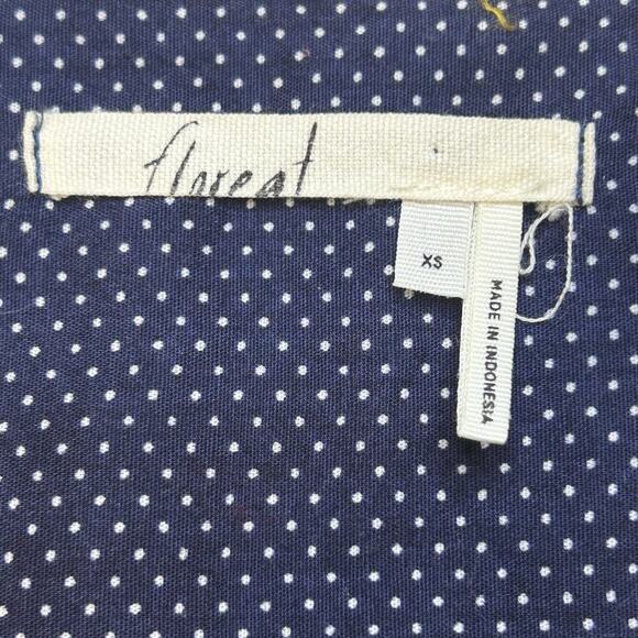 Anthropologie Floreat Raella embroidered front pockets tunic dress size XS - Picture 7 of 10